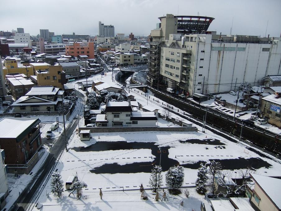 3月末の雪景色